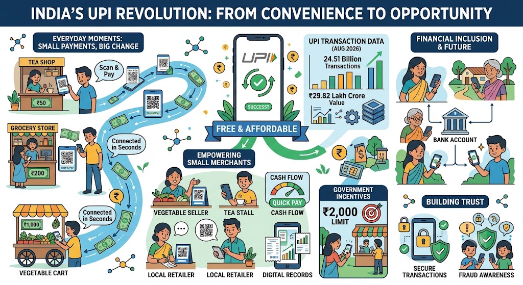 From a Simple Scan to a Stronger Economy: How Free UPI Payments Are Changing Everyday India